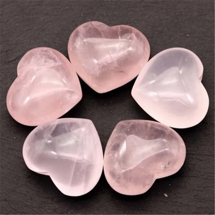 love stone crystal heart Clear quartz heart stone heart quartz crystal