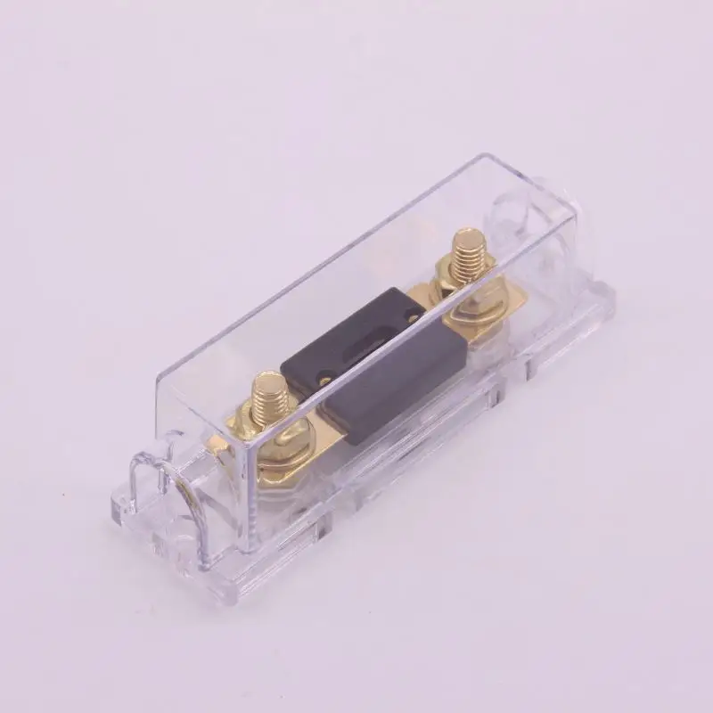 
Прозрачная основа 30A ~ 500A 0/2/4 Калибр Ga ANL держатель предохранителя 