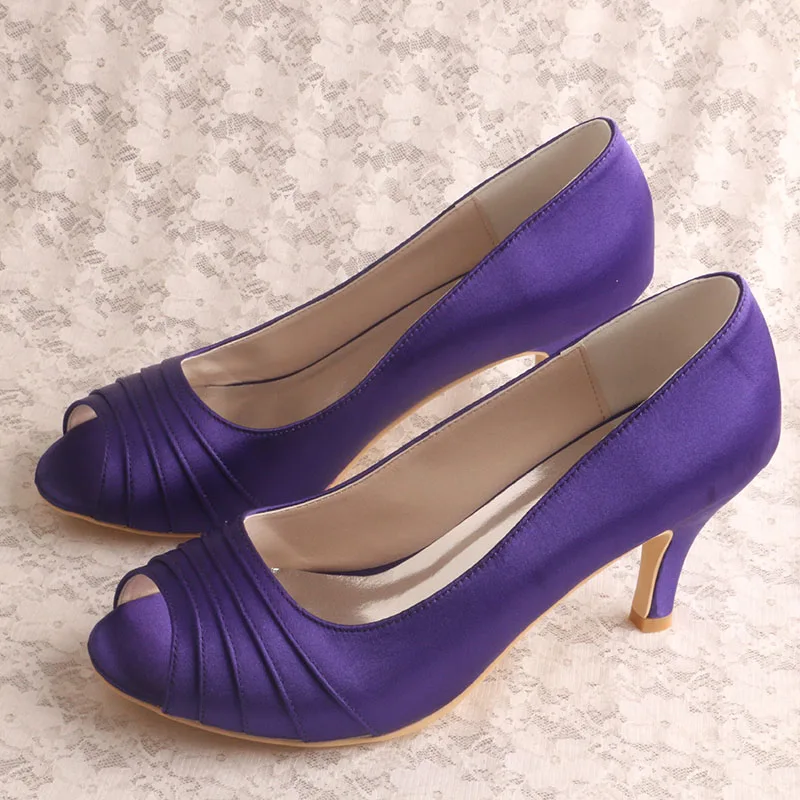 Veluddannet rulle skylle Purple Med Heel Shoes Summer Peep Toe - Buy Purple Fashion Shoes,Purple  Shoes For Women,Dark Purple Shoes Wedding Product on Alibaba.com
