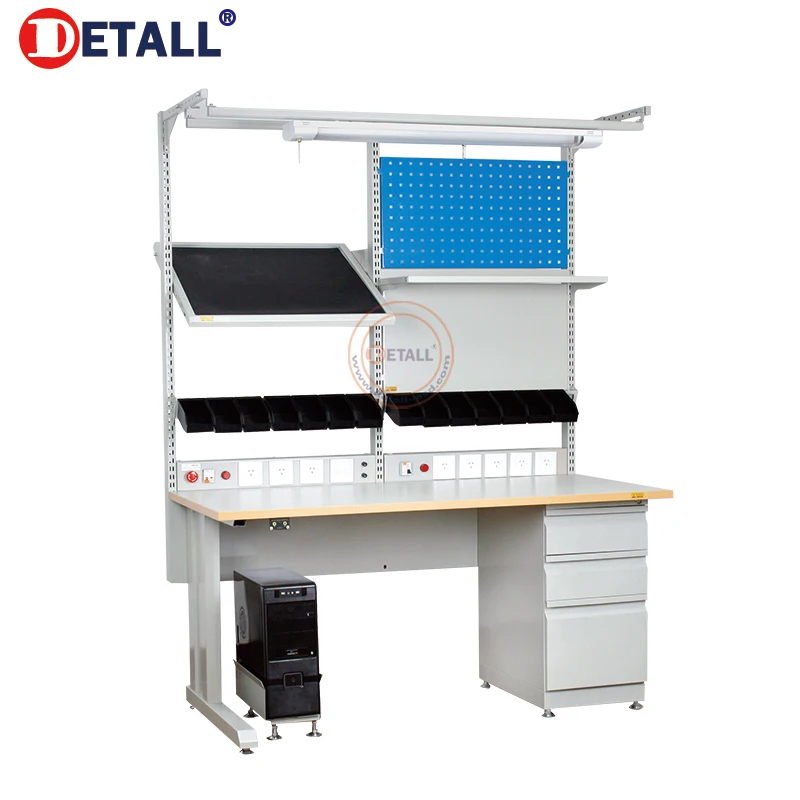 test Electronics Work Dental Lab Bench ESD Adjustable Lab Workstation Laboratory Table Furniture