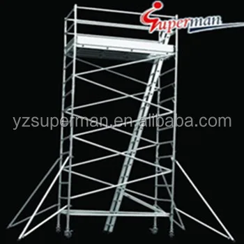 Многофункциональный леса алюминиевой складной с лестницей и