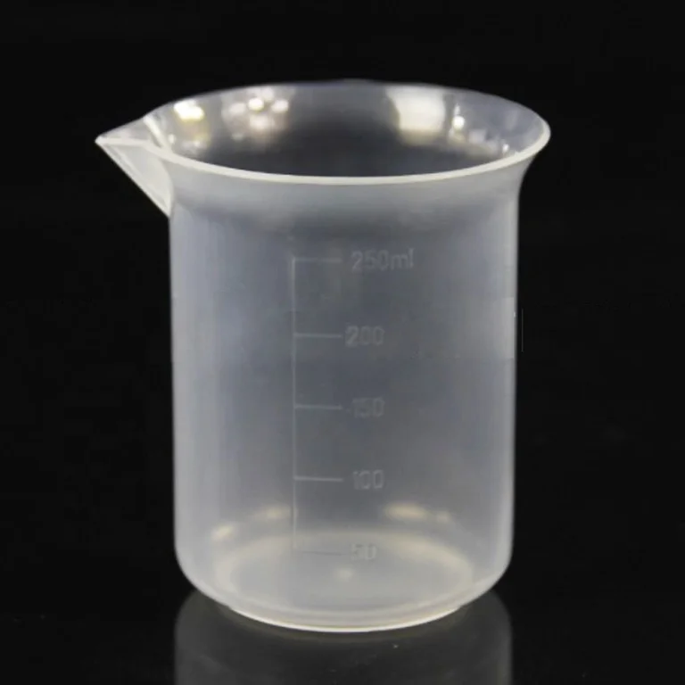 100% NEW PP MEASURING CUP 250ML for LAB TOOLS CAN CUSTOMIZE the MOLD ACCORDING to DRAWINGS and SAMPLES
