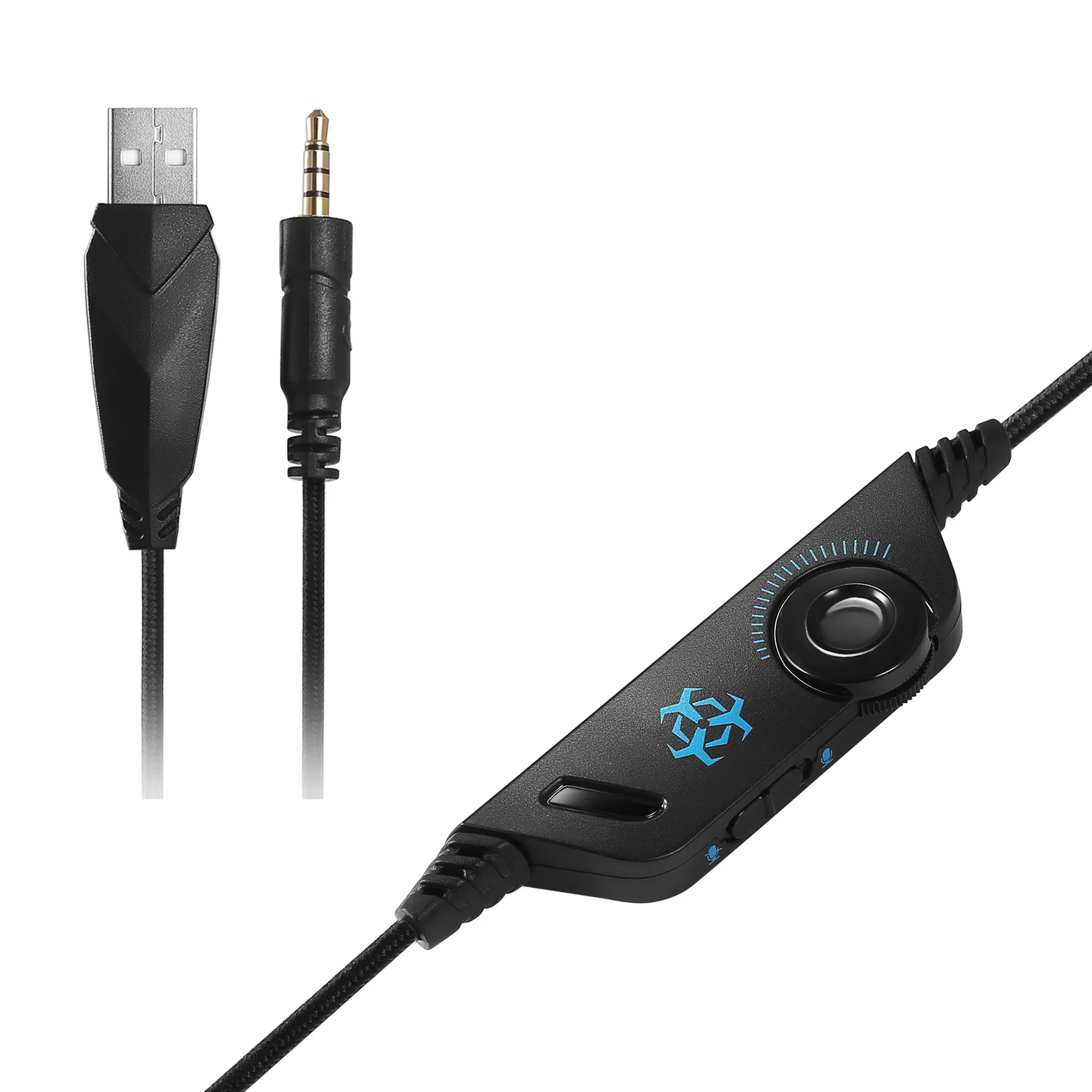 Hunterspider Factory直販V1有線PCゲーマーヘッドフォンヘッドセット