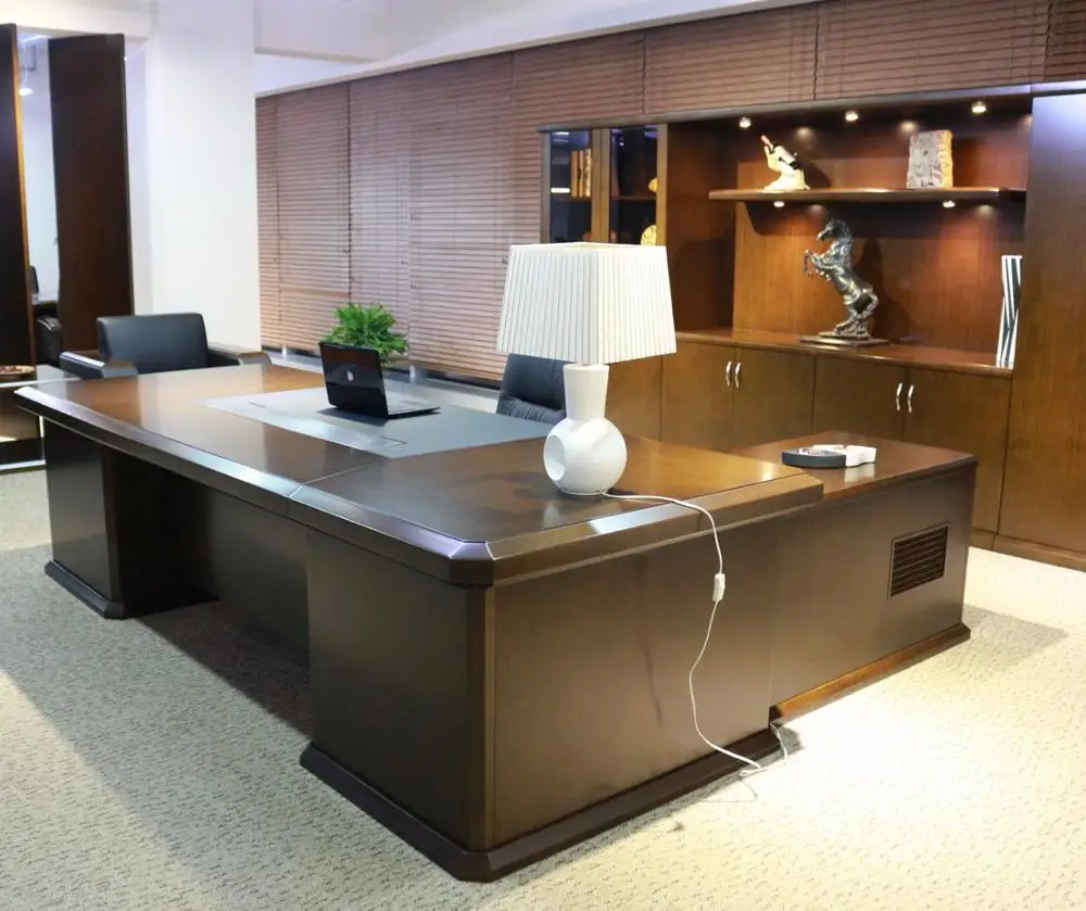 Chinese manufacturer luxury boss table chairman table MDF office executive  desk| Alibaba.com