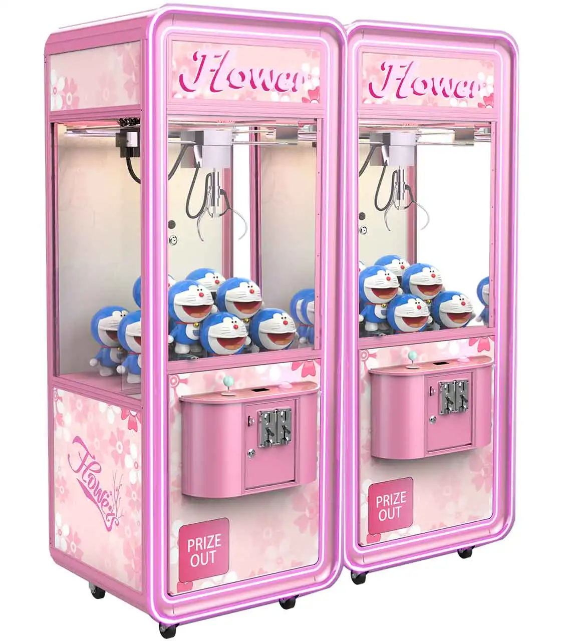Hotselling Flower World Coin Operated Arcade Toy Crane Game