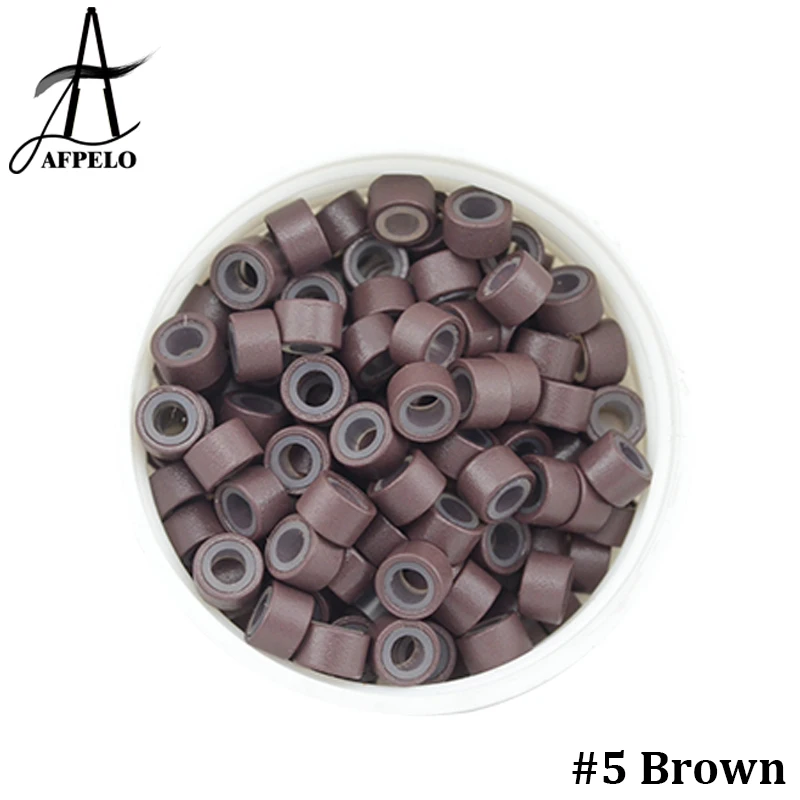 hair extension beads silicone micro links