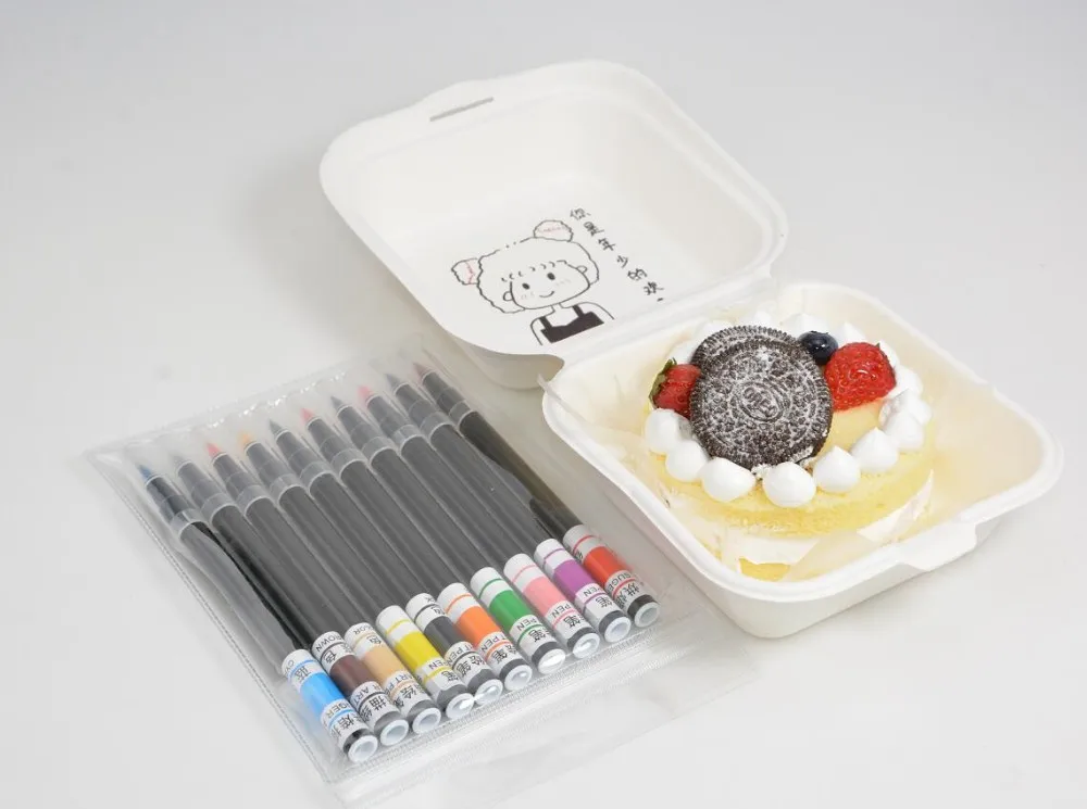 Тонкий наконечник, съедобные чернила, Цветной маркер, съедобная ручка, набор для украшения тортов, записывающий маркер, ручка
