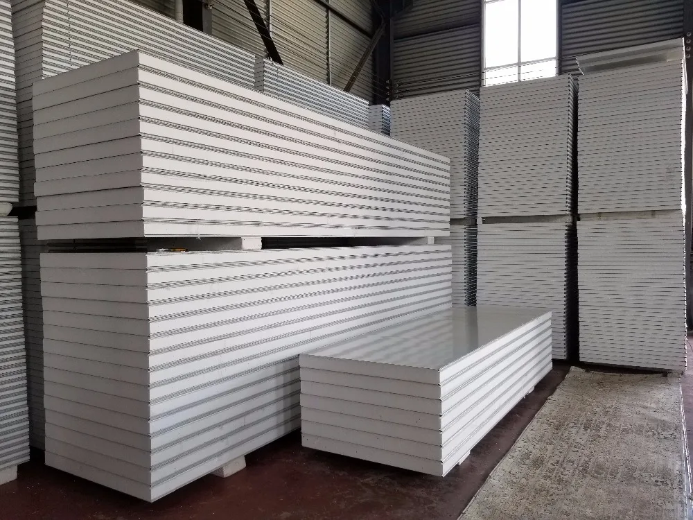 Z Lock Joint Expanded Polystyrene Foam / EPS Insulated Sandwich Panel