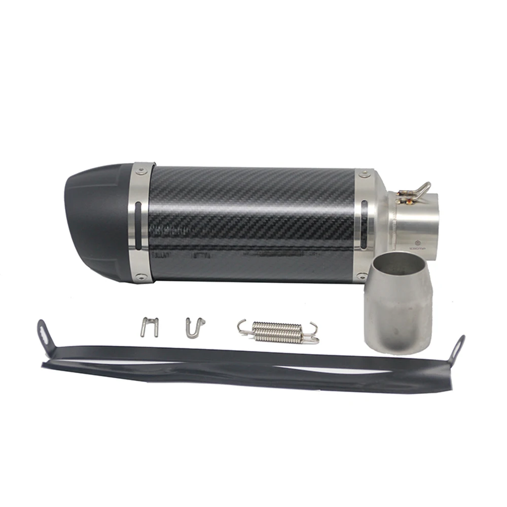 R089 D50.8 углерода волокно универсальный мотоцикл глушитель для CB500F CBR500R