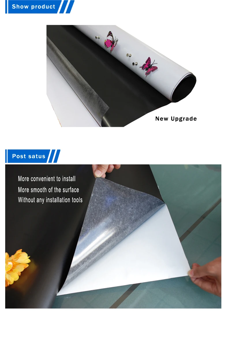 
Самоклеящаяся белая доска на заказ 