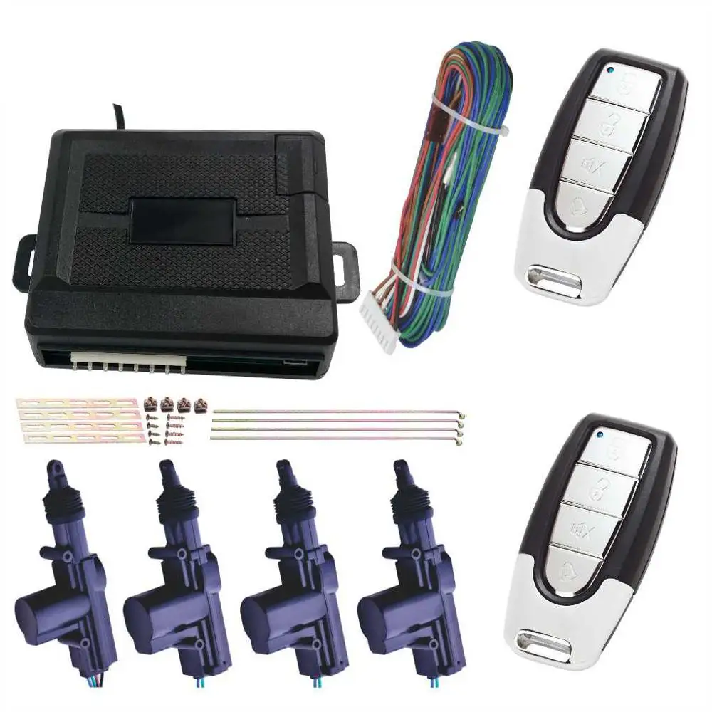 Автомобильный Центральный дверной замок T223, система без ключа, с дистанционным управлением, с сигнализацией