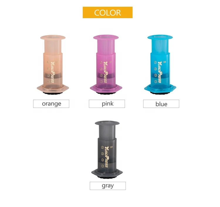 YRP YuroPress, портативная кофеварка для эспрессо, французский пресс, домашняя Кофеварка «сделай сам», пневматический пресс, капельная кофемашина, фильтры, бумага