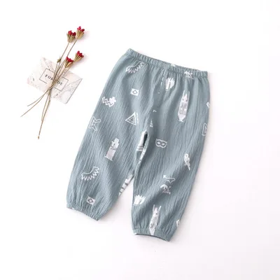 Штанишки для малышей 2019 новорожденных новые летние сетчатые москитная сетка для маленьких мальчиков 1-3 От 0 до 3 лет штаны-шаровары 100% хлопок тонкие шорты для девочек брюк