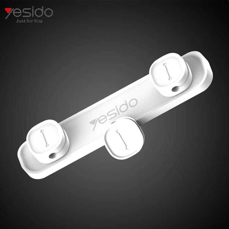 
3 держателя, магнитный держатель для кабеля, производство Китай, силиконовая кабельная стяжка для использования в автомобиле 