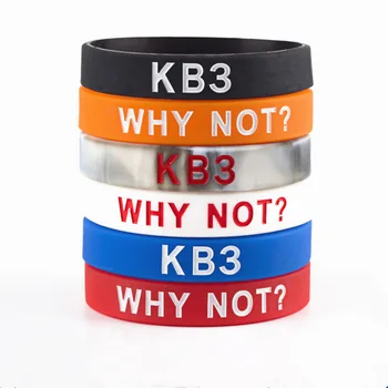 KB3 WHY NOT Silicone Bracelet Westbrook Basketball Wrist bands Retail Wholesale custom logo baller