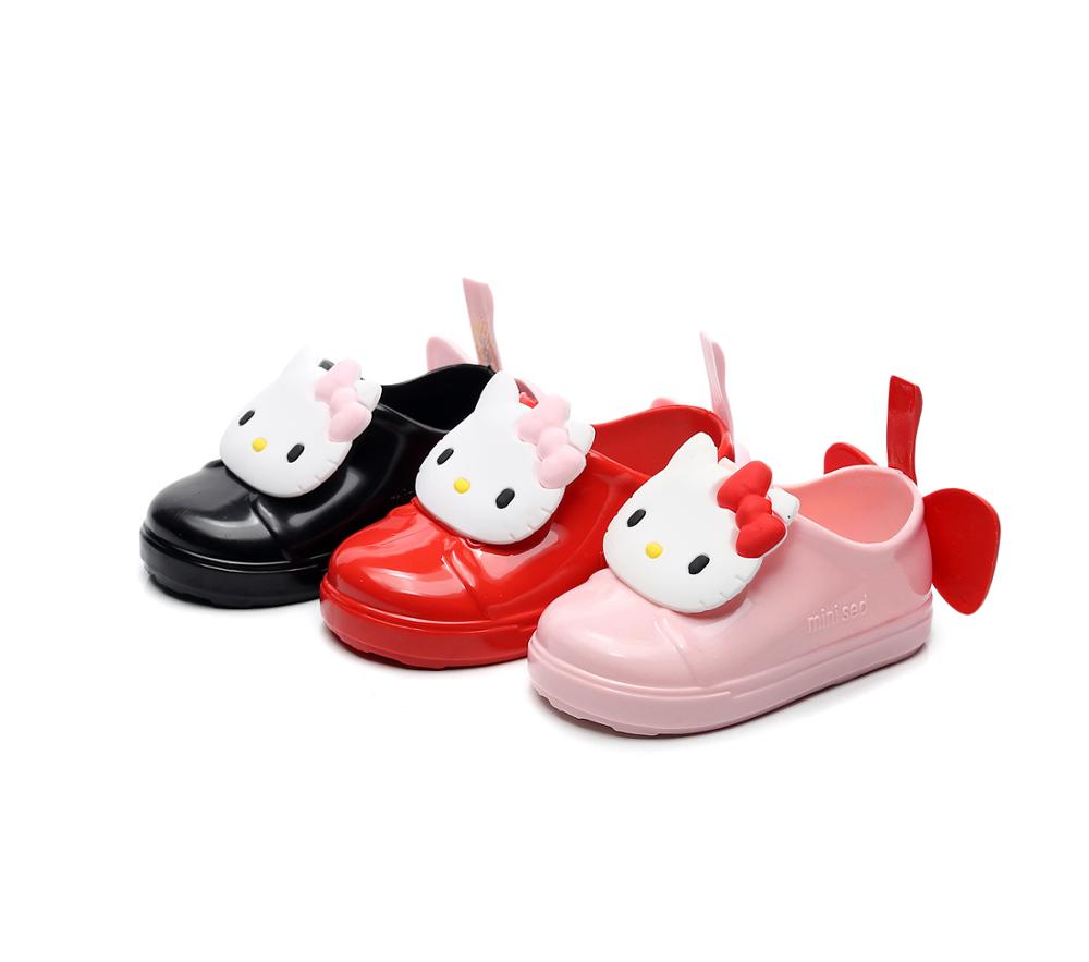 2019, милые дизайнерские детские сапоги-желе из ПВХ для девочек