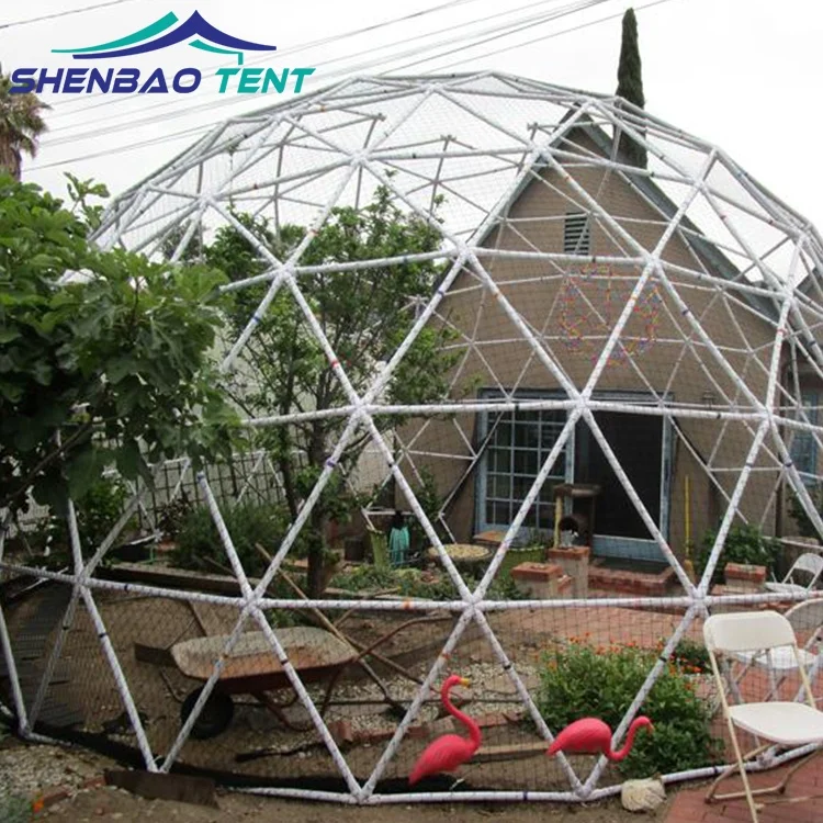 Weather Resistance Uv Protection Outdoor Geodesic Greenhouse Dome Tent