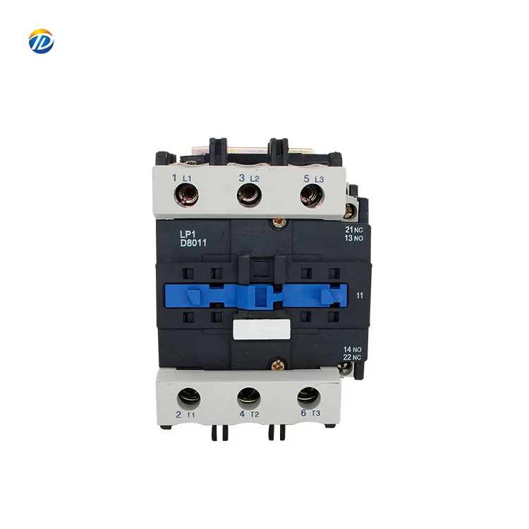 Factory Wholesale LP1-D8011 LC1D 80A DC contactor electrical magnetic contactor 24v 110v 220v dc