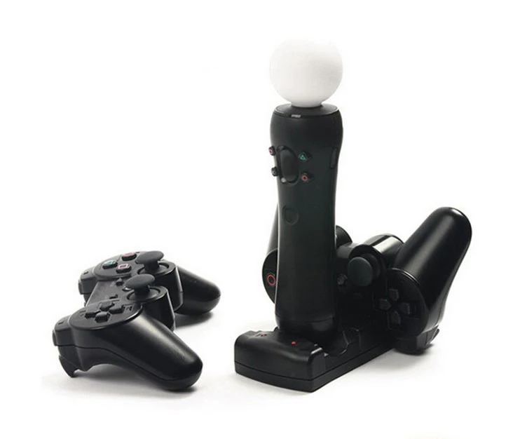For PS3 Charging Station USB Dual Charger Charging Dock Station for Sony PS3 Move Wireless Controller