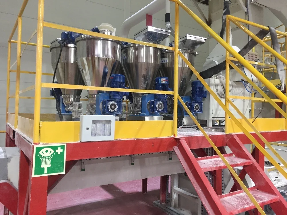 Линия по производству безбумажного гипсокартона