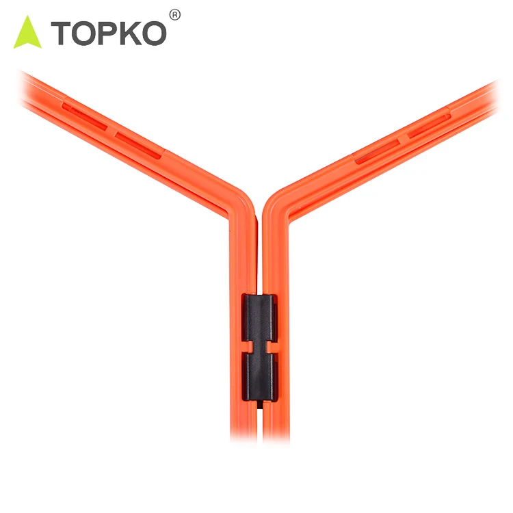 Оптовая продажа фирменная этикетка TOPKO оборудование для спортзала и фитнеса Футбольная эко-полипропиленовая нейлоновая Гибкая лестница