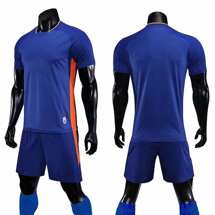 Source 2019/20 Wholesale Custom Blank Orange Soccer Jersey 100% Polyester Football  Jerseys on m.