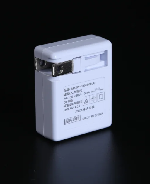 
Складная штепсельная вилка US/JP Смарт зарядное устройство 5V1A ETL/FCC ApprovedUSB адаптеры 