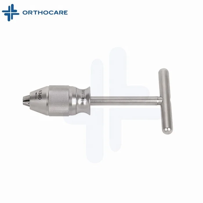 Self Locking T Handle Cannulated Chuck 