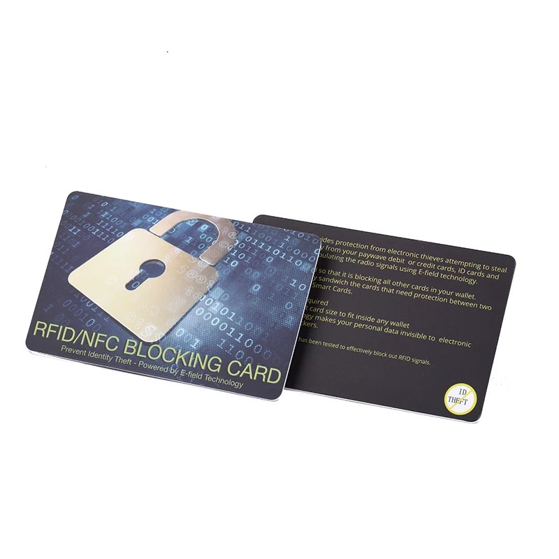 RFID BLOCKING PAYPASS CREDIT DEBIT CARD PROTECTOR ID THEFT PROTECTION SLEEVE 5 