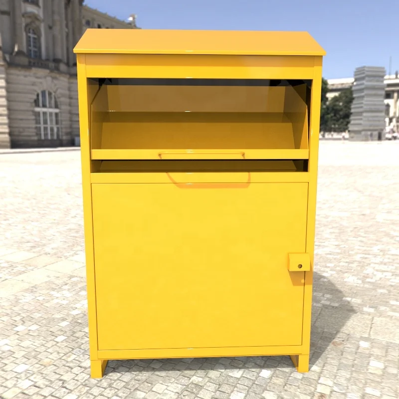 Водостойкий оцинкованный стальной лист с порошковым покрытием, обработка одежды, обуви, книг, пожертвование, перерабатываемые корзины для благотворительности