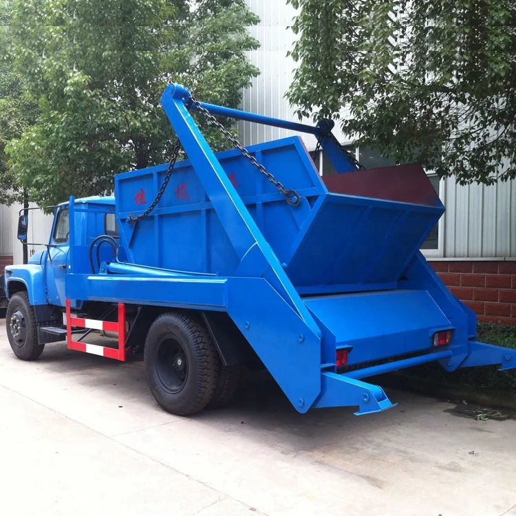 Dongfeng 6000L 4x2 Hydraulic Swing Arm Garbage Trucks