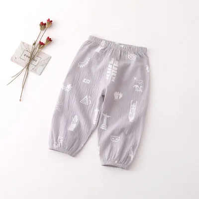 Штанишки для малышей 2019 новорожденных новые летние сетчатые москитная сетка для маленьких мальчиков 1-3 От 0 до 3 лет штаны-шаровары 100% хлопок тонкие шорты для девочек брюк