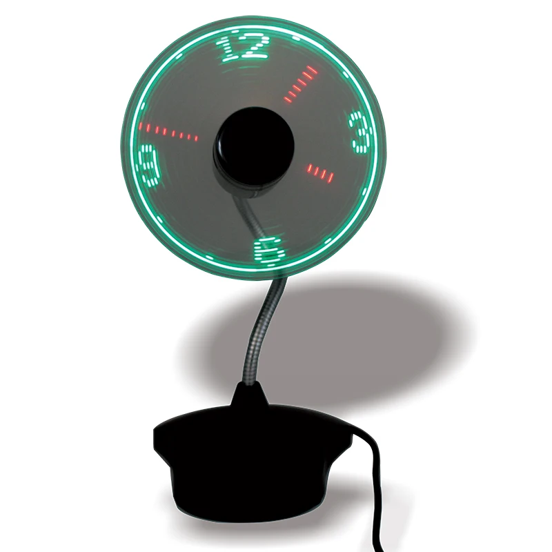 Портативный Гибкий Настольный светодиодный вентилятор с гусиной