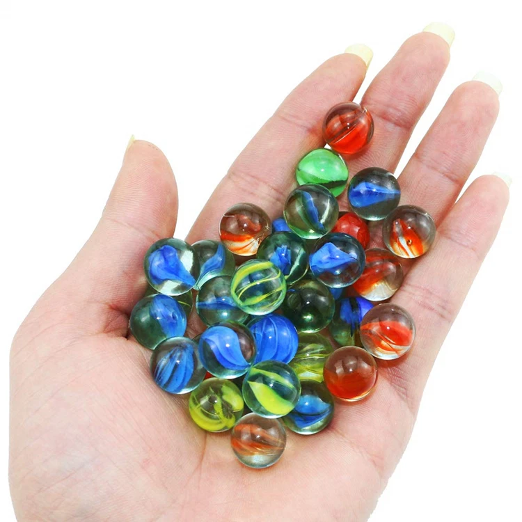 JMK 100 pcs Glass Marbles with Shooter 