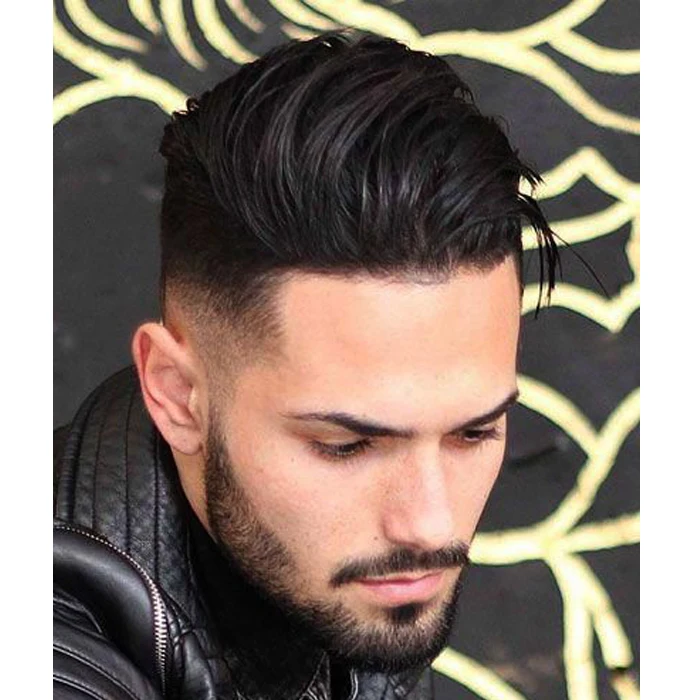 Jet Black Color Toupee For Thinning Hair Men Lace Men's Wig Hair Pieces  Brazilian Virgin Human Hair Replacement - Buy Human Hair Toupee,Mens Hair  Replacement,Men Wig Product on 