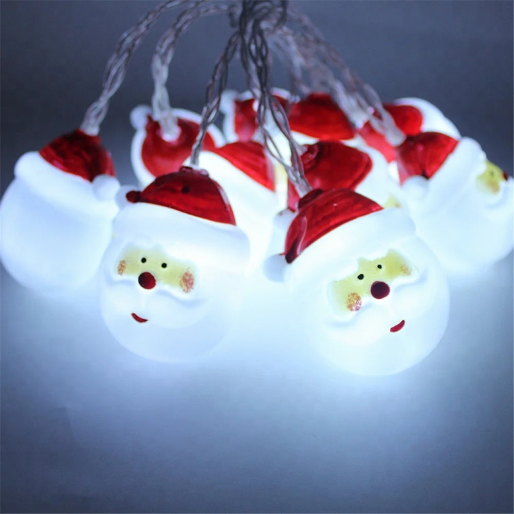 Красочные рождественские украшения свет милый Санта-Клауса горит Отдыха