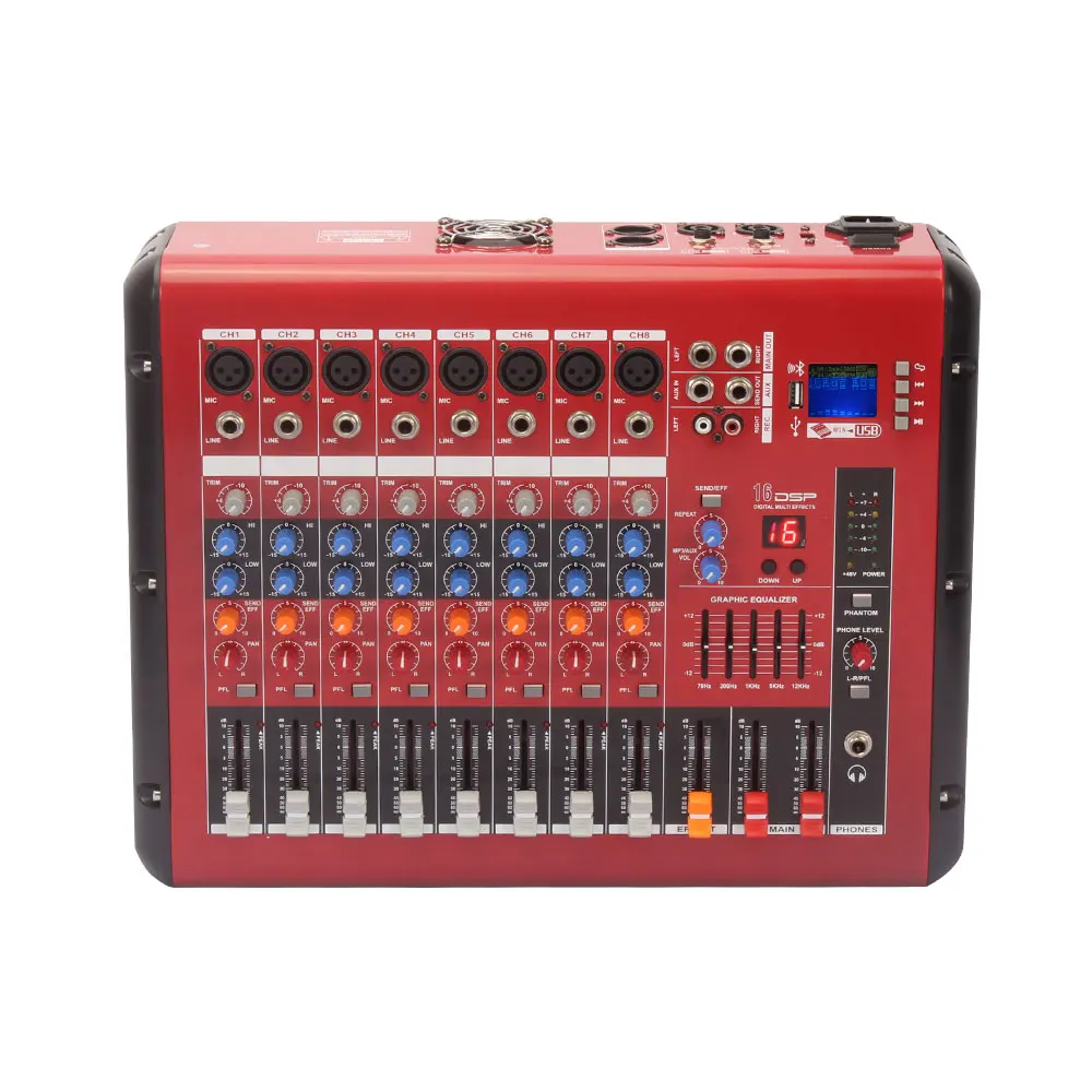 ほぼ未使用での保管品♪♪♪】ammoon 8チャンネル ミキサー デジタル