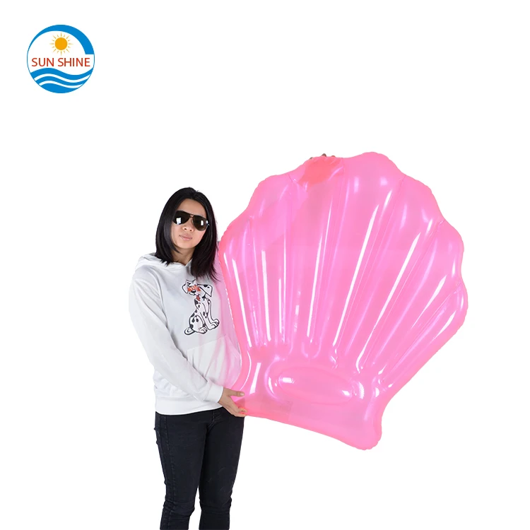 Sunshine Clam Shell Seashell Water Pool Float Mat Pvc Toy Manufacturer Swimming Pool Floats for Adults Inflatable