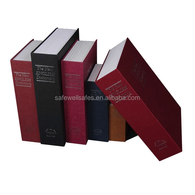Safewell RW802B аналогичный английский словарь Встроенная металлическая секретная безопасная книга с замком