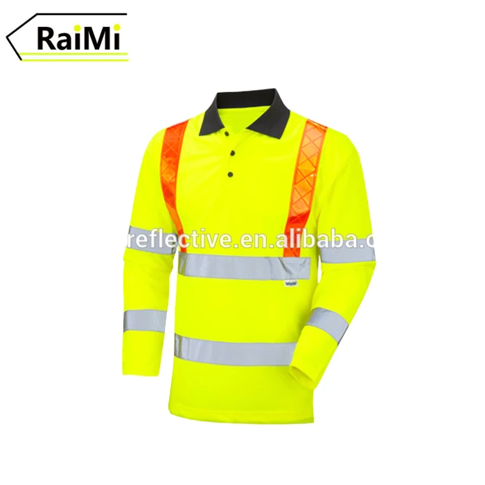 1x Hi Vis Safety Cotton Shirt Class 3 