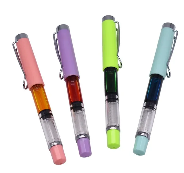 
Piston High capacity fashion new style Lightweight Promotion gift Fountain Pens 