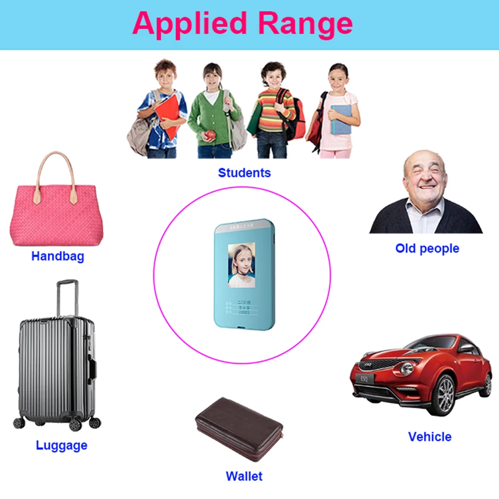 Long Lasting School Student ID Card GPS Tracker G10