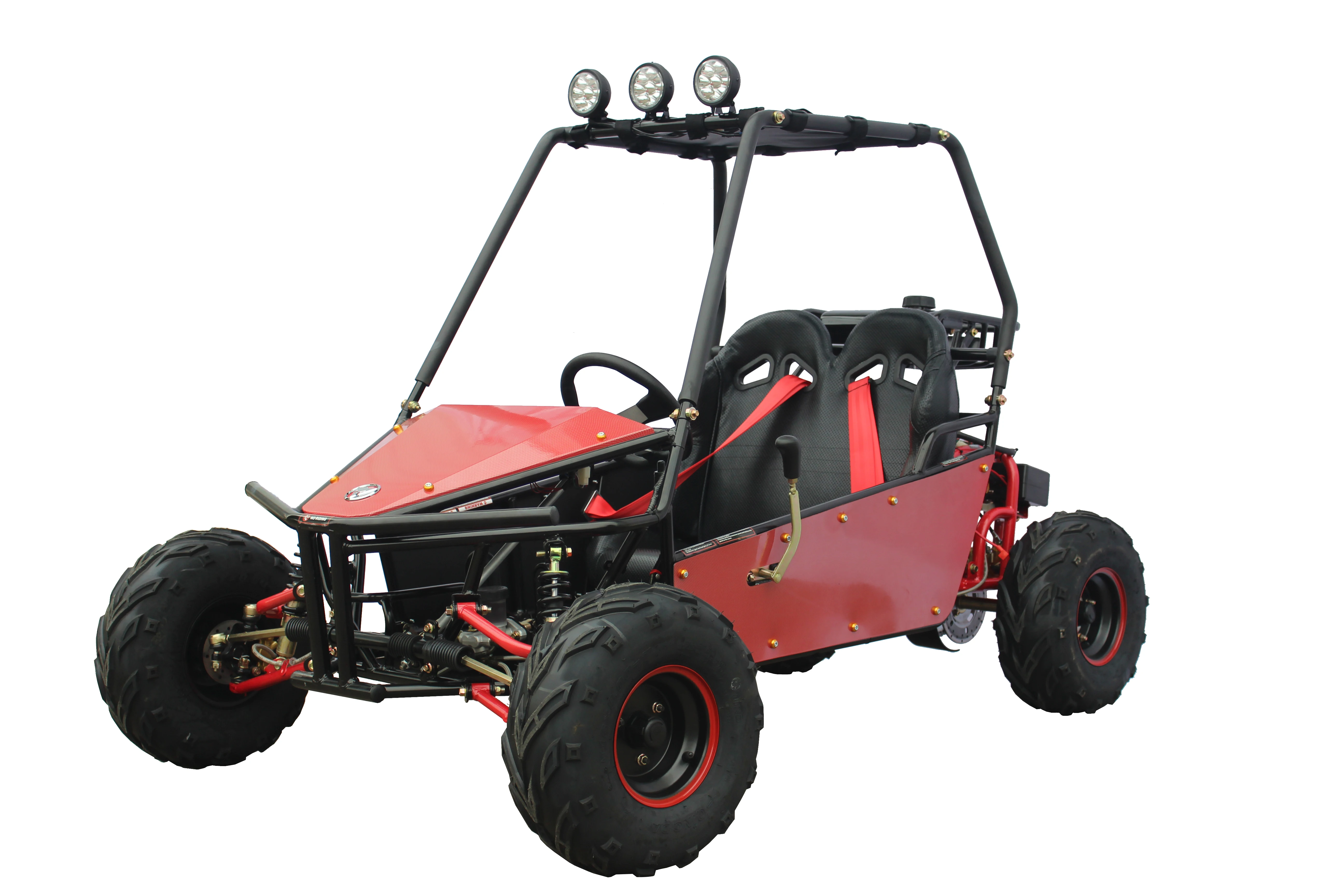 125 Cc Mini Gasoline Go Kart for Kids Chain Drive Buggy on Road Kids Buggy