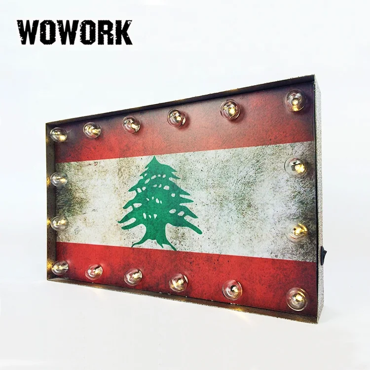 2025 WOWORK Customized 3D Lighted up LED Chalkboard Lighting for Office Decoration