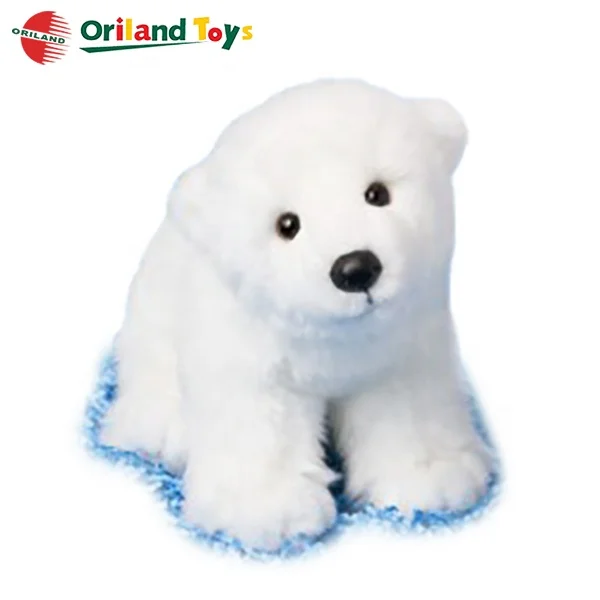 white plush polar bear