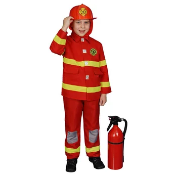 Factory hot sale fireman costume for kids