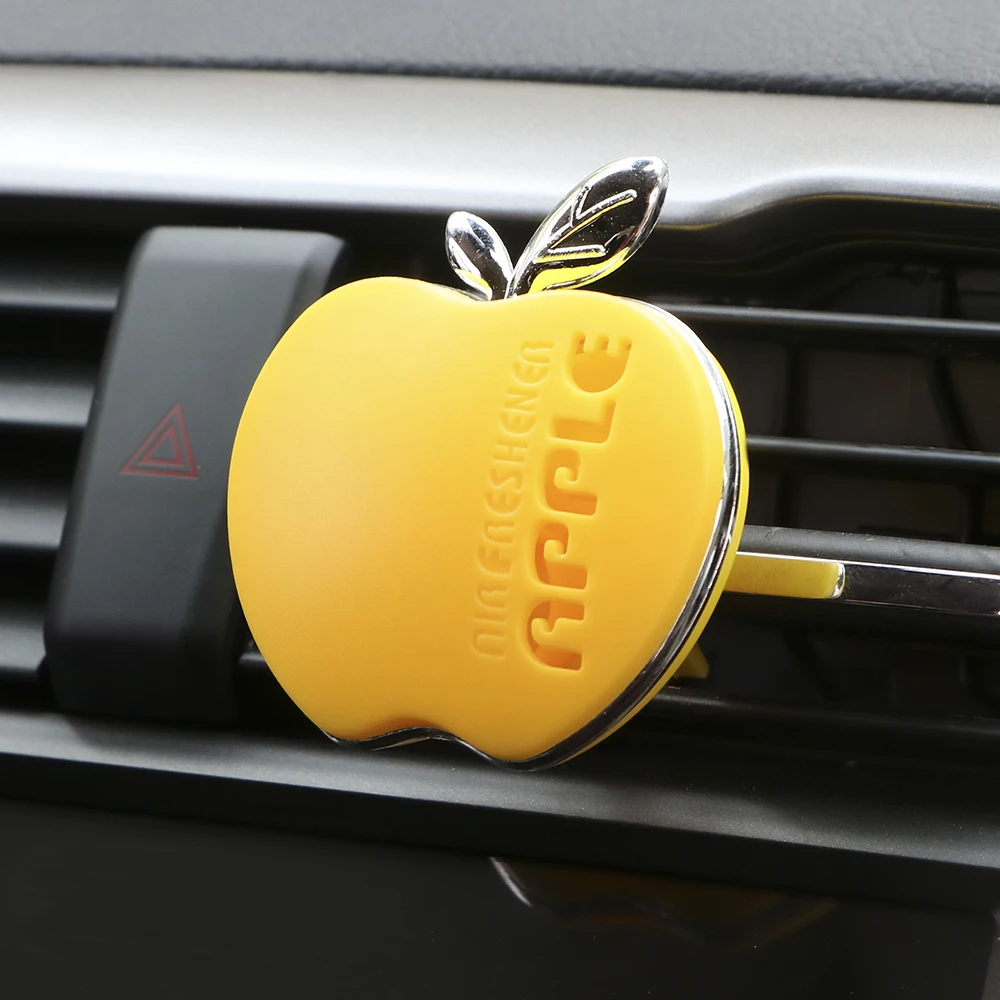 Car Perfume Air Freshener Apple Shape Original Fragrance Orange Lemon Apple  Strawberry Lavender Scent Automobile Accessories - Buy Car Air Freshener
