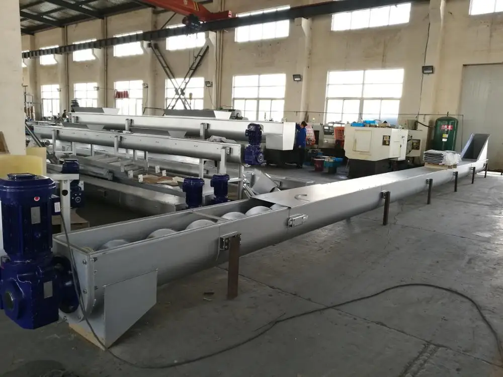 Легкий обслуживания высокой емкости шальфтлесс винтовой конвейер