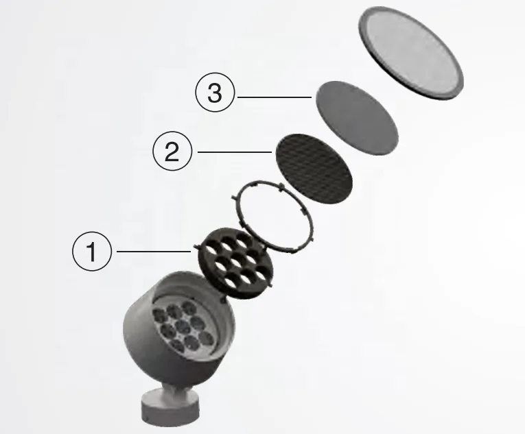 Shylon SL1136F Rgbw LED Flood Light