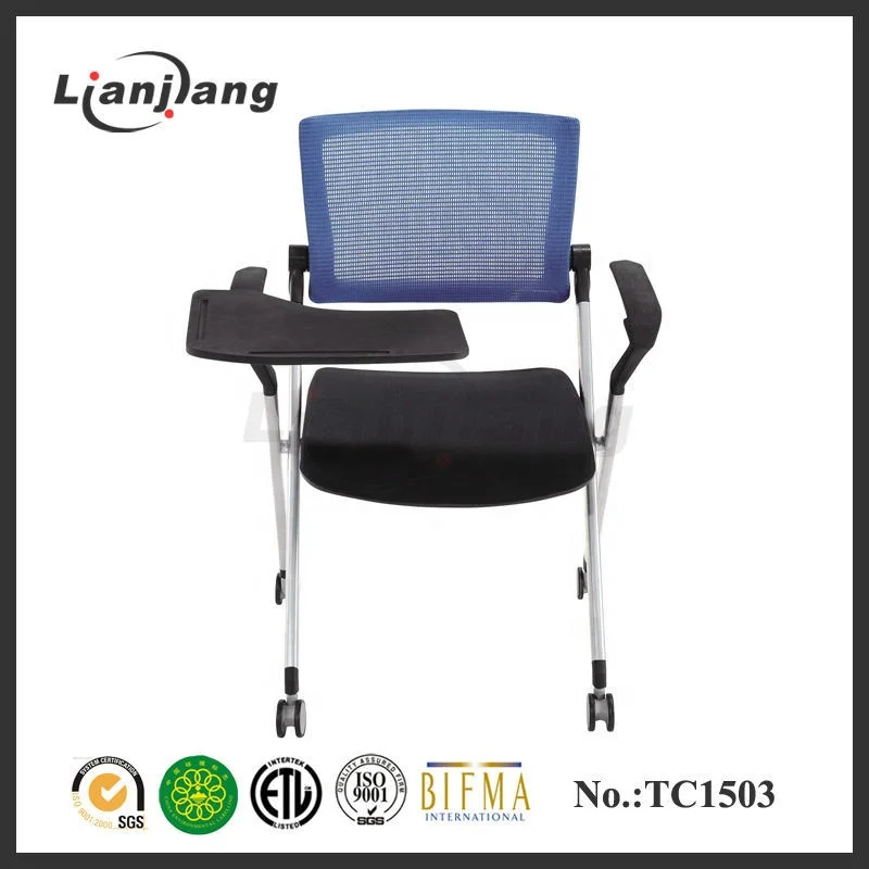 Тренировочный стул с планшетом для письма/складной стул с колесиком